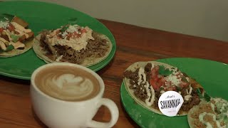 preview picture of video 'Tacos & Coffee: All the Rage and #TrendingSavannah at Foxy Loxy Cafe'