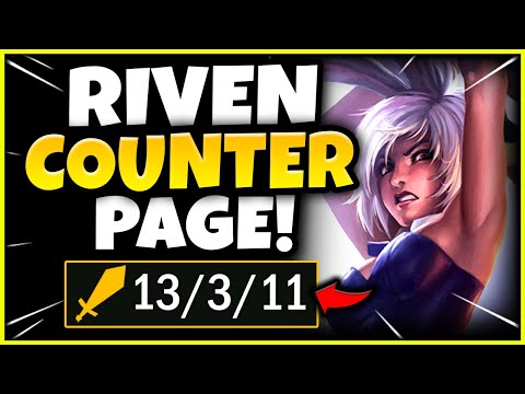 THIS RIVEN PAGE COUNTERS ALL HARD TOPLANERS! (DO THIS) - S12 Riven TOP Gameplay Guide