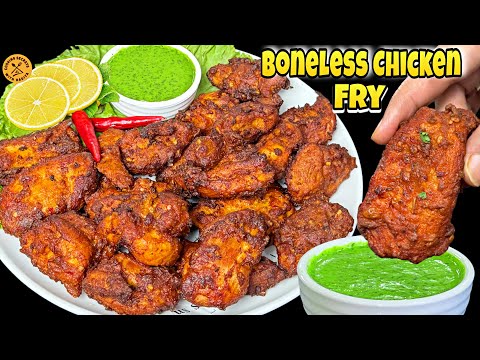 Crispy Boneless Chicken Fry - The Perfect Fried Chicken-Chicken Recipe