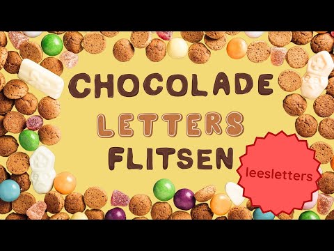 Chocolade Letters Flitsen met Sinterklaas 🍫 | Leesletters