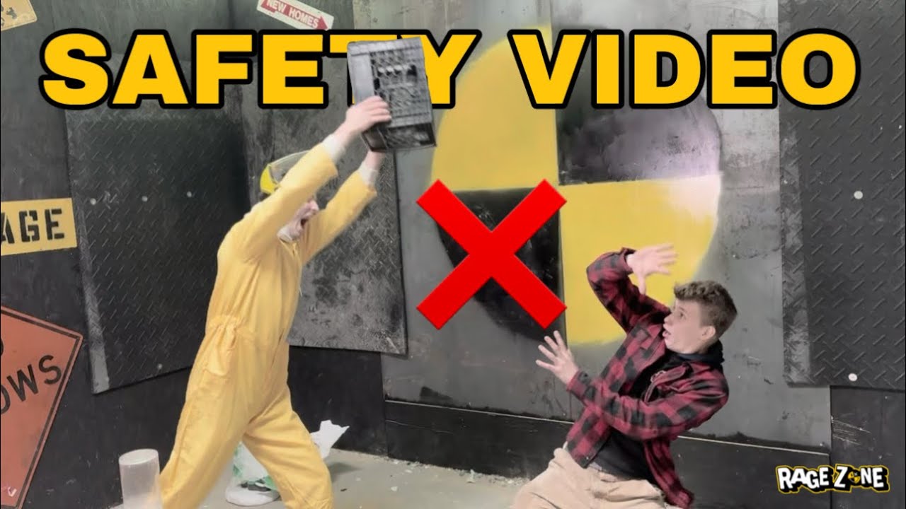 RAGE ZONE Rage Room Safety Video