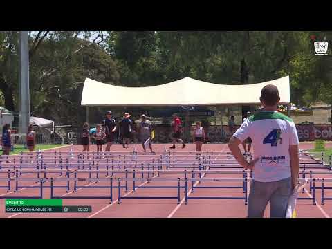 Girls U9 60m Hurdles Heat 5: 2024-25 State Combined Event Championships