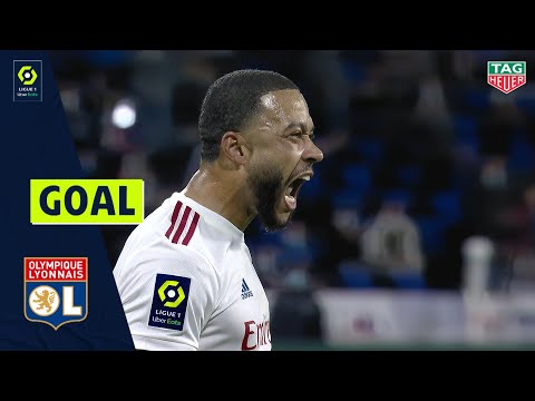 Goal Memphis DEPAY 66 pen - OLYMPIQUE LYONNAIS / OLYMPIQUE LYONNAIS - DIJON FCO 4-1 2020/2021