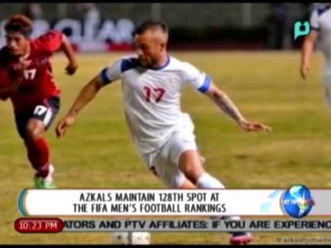 [NewsLife] Azkals maintain 128th spot at the FIFA men's football rankings [08|15|14]