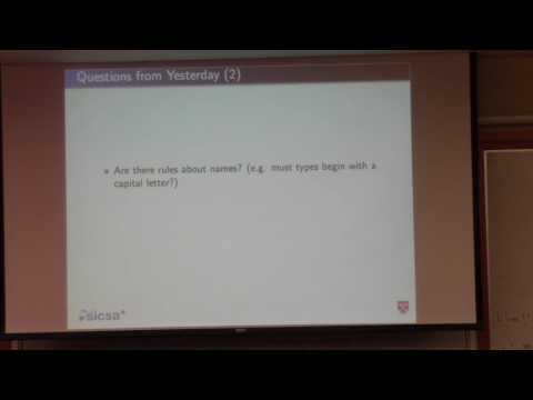 Dependent Types in the Idris Programming Language 2 - Edwin Brady - OPLSS 2017