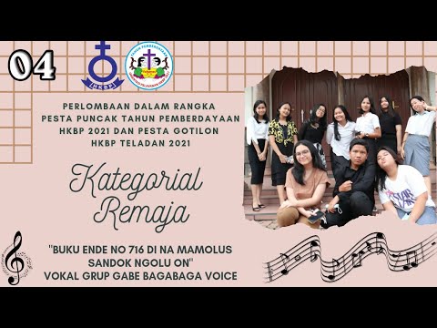 VOKAL GRUP GABE BAGABAGA VOICE - DI NA MAMOLUS SANDOK NGOLU ON (BUKU ENDE No. 716)