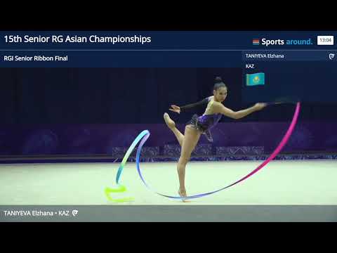 TANIYEVA Elzhana (KAZ) RIBBON EF 31,05 - Asian Championship 2024