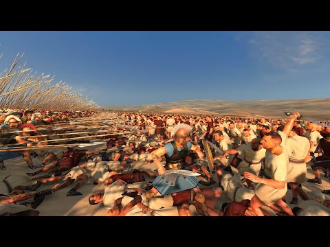 2.000 PIKES vs 30.000 PLEBS - Total War ROME 2