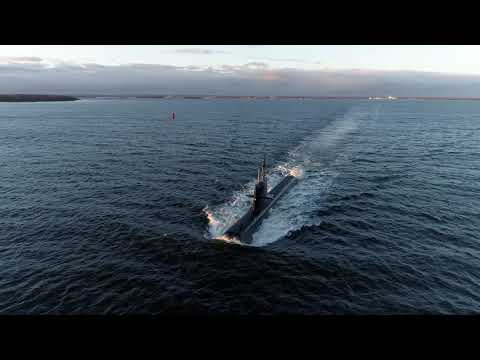 HMS Gotland continued sea trials