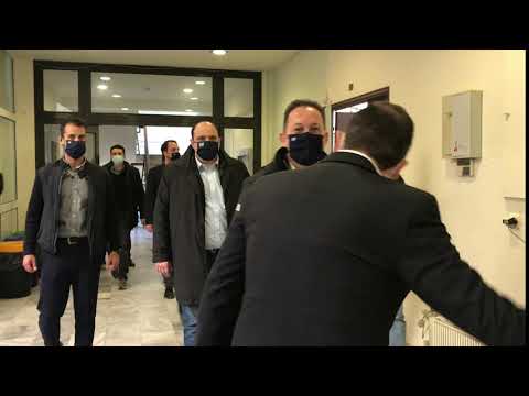 Ο Στέλιος Πέτσας στο Δημαρχείο Αλεξανδρούπολης