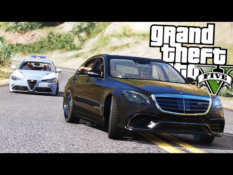 ROBBERY and ESCAPE in s63 VS GIULIA POLICE! | GTA 5 Gangster Life Mod (7) #88