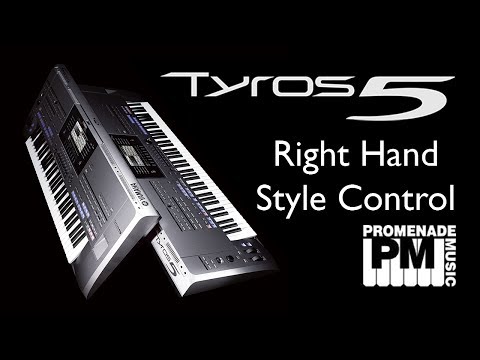 Yamaha Tyros5  Right Hand Style Control 2