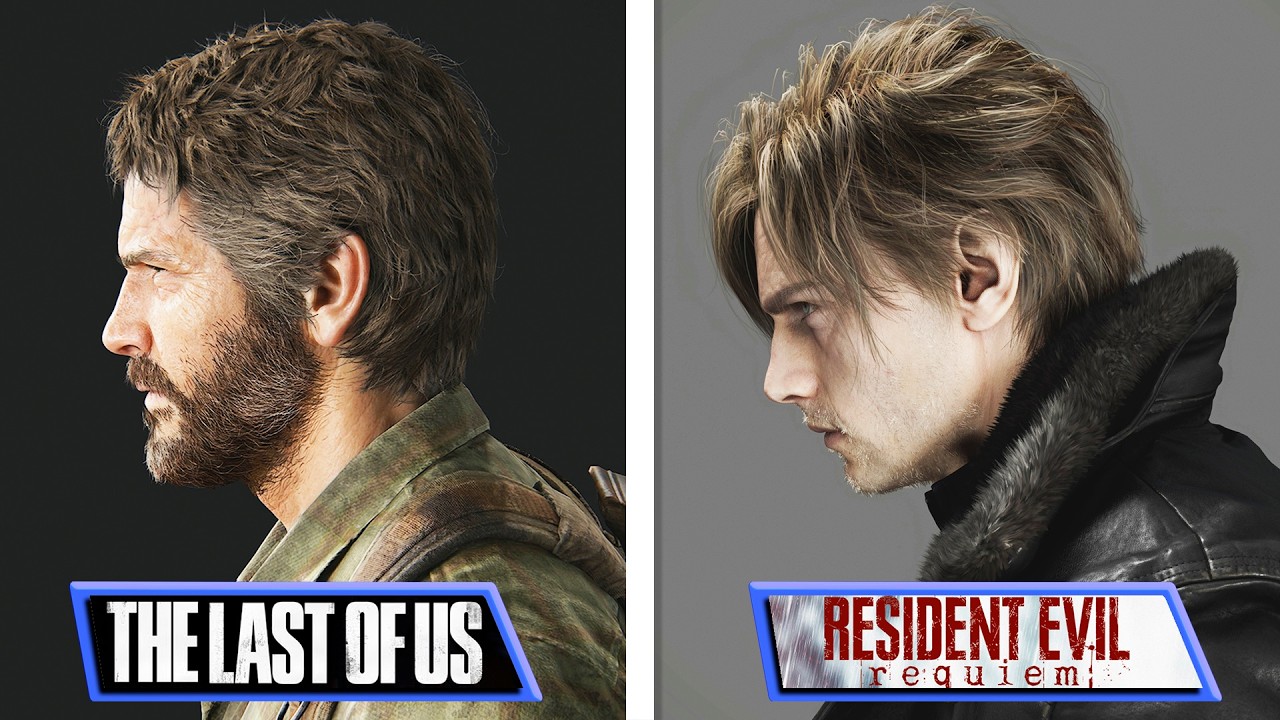 Resident Evil Requiem vs The Last of Us Part I&II | Monsters & Characters | Models Comparison