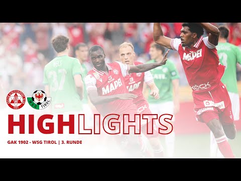 HIGHLIGHTS | GAK 1902 vs. WSG Tirol | 3rd Round of the ADMIRAL Bundesliga