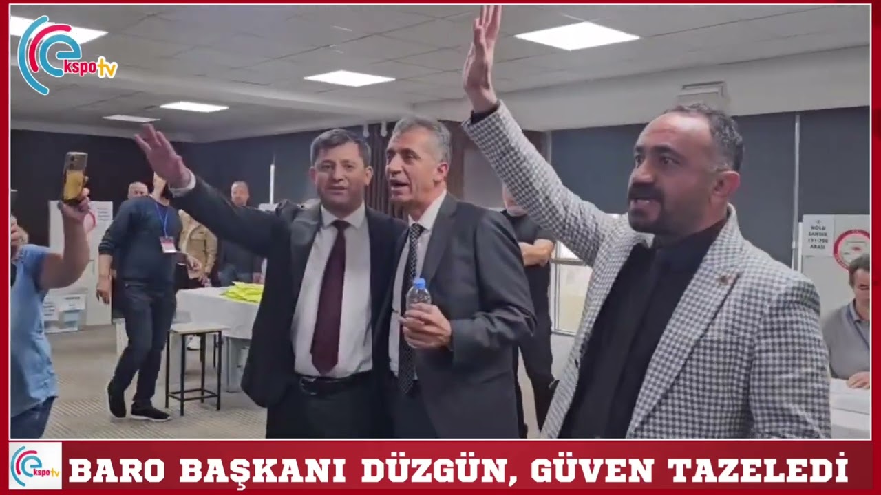 Baro Başkanı Düzgün, güven tazeledi