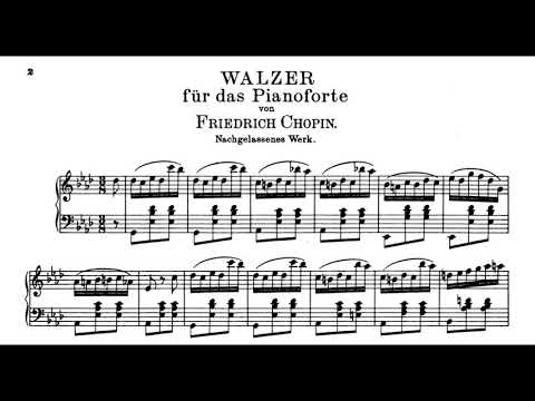 Chopin - Waltz No.16 in A flat major Op.Posth B.21 (Ashkenazy)