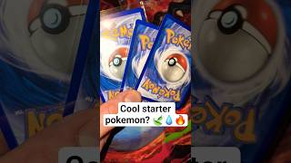 how cool are these starters? #rare #pokemon #pokemonchannel #collectiblecards #pokemoncards #tcg