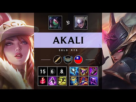 Akali Mid vs Diana - TW Challenger Patch 25.14