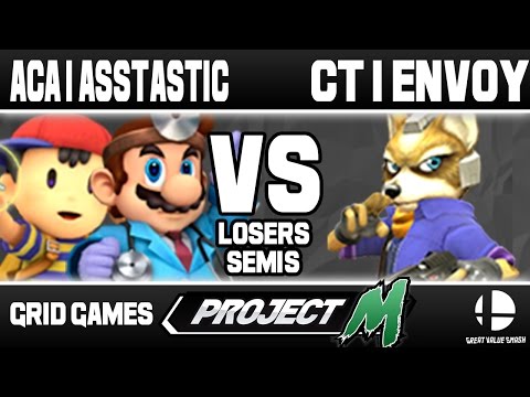 ACA | Asstastic (Dr.Mario/Ness) VS CT | Envoy (Fox) | Grid Weekly Losers Semifinals