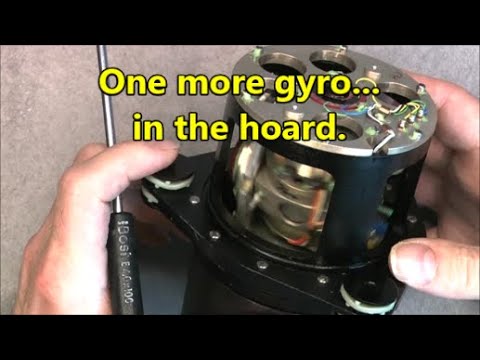 AN/USD-502 drone vertical gyroscope teardown