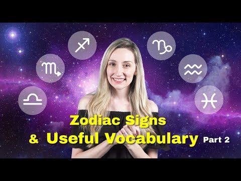 VT English | 十二星座攻略＆超實用單字解析 (下篇) (VT English | Talking about Zodiac Signs (Part II))