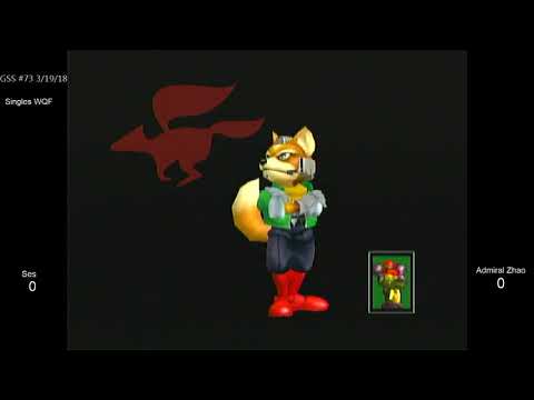 GSS 73 SSBM - Ses (Fox) vs. Admiral Zhao (Samus) - Melee WQF