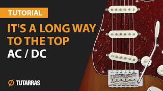 IT'S A LONG WAY TO THE TOP - AC DC Como tocar en Guitarra electrica CLASE TUTORIAL