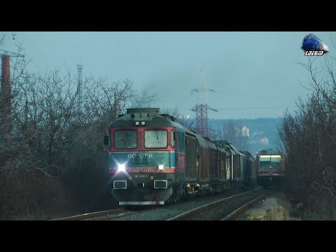 Duewag BR628 658-6 IRC & LDE2100 60-1533-3 RO-GFR pe Apus/on Sunset in Episcopia Bihor