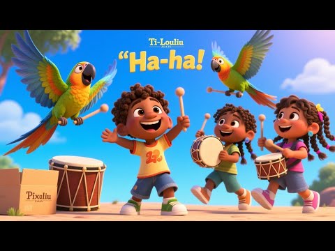 Ti-Loulou 🎶 | Comptine Africaine en Créole & Français 👶🌍 | Nursery Rhyme Afrokidschannel