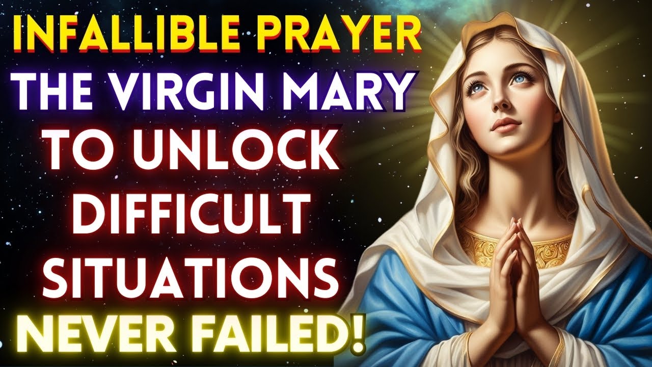 ✝️POWERFUL PRAYER VIRGIN MARY✨Say this prayer for a Miracle in a difficult situation