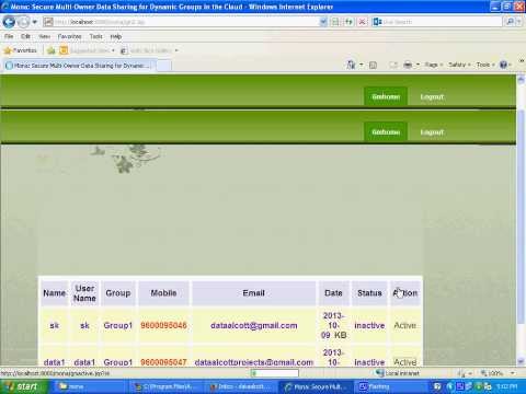 Mona: Secure Multi-Owner Data Sharing for Dynamic Groups in the Cloud