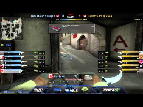 Mobility Gaming vs F*ck You I'm A Dragon (de_dust2) | ESEA-Premier