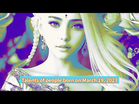 Talents of people born on March 19, 2023