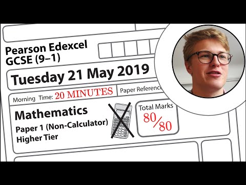 Edexcel GCSE Maths June 2019 Paper 1 Higher Walkthrough