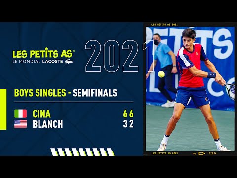 Les Petits As 2021 | Boys Semifinals | Federico Cina vs. Darwin Blanch