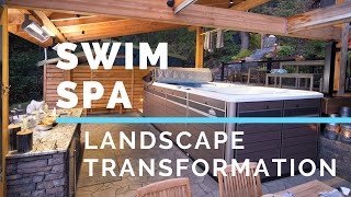 Swim Spa Landscape Transformation