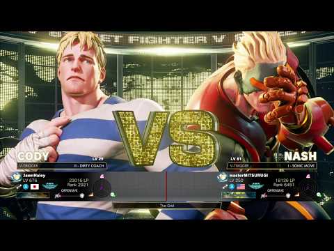 SFV:A.E. :JawnHaley VS masterMITSURUGI (FT2) Rank Match