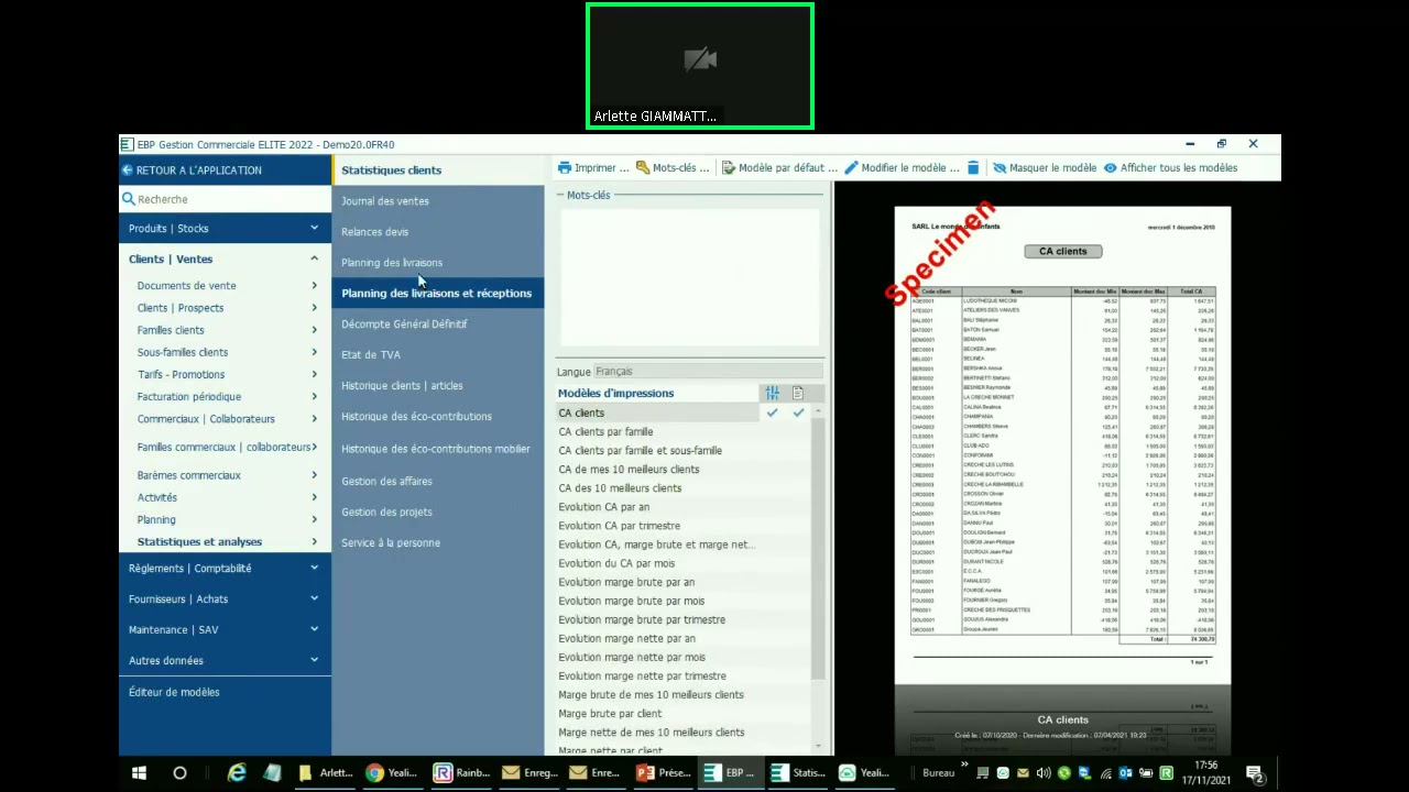 LECLERE SAS - EBP Gestion Commerciale ELITE 2022