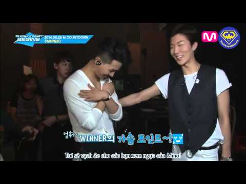 [Vietsub][WAW] 140904 M!Countdown Begins Ep16 - Winner cut