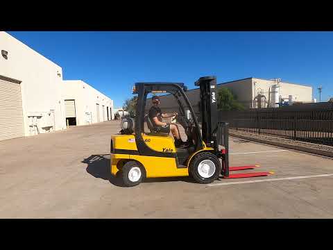 YALE GLP060VX 6,000lb LP (Propane) #033K - Forklift for Sale
