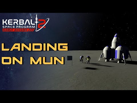 Finally Here! Landing on Mun in Kerbal Space Program 2 (Early Access)