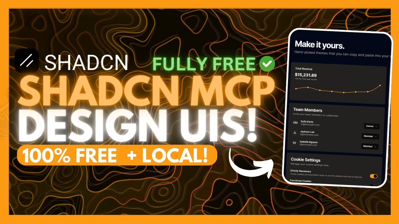 Shadcn MCP + Cline + Cursor: BEST FREE UI Design WORKFLOW! Generate UI's EASILY!