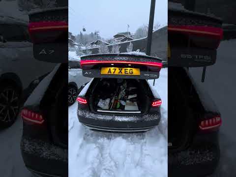Audi A7 Boot Space for a Mountain Getaway 🏔️⛷️🏂