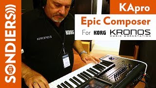 Video thumbnail for [SYNTHFEST 2017] KApro EPIC COMPOSER Library for the KORG KRONOS by Les Sondiers