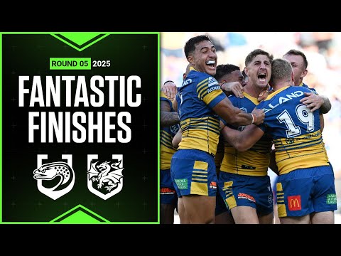 NRL Highlights | NRL Best finishes of 2025: Eels v Dragons - Round 5 | Match Highlights