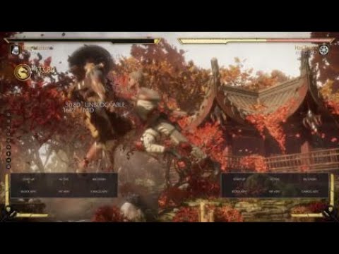 MORTAL KOMBAT 11 SONYA 1 BAR OMEGALUL COMBO