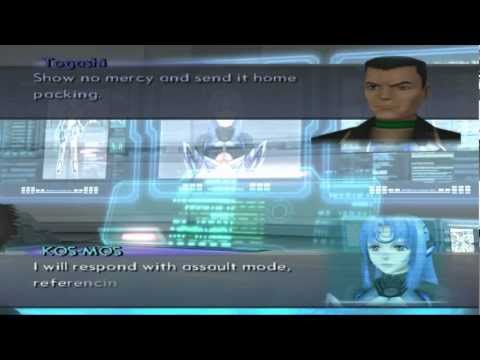 Xenosaga III HD Cutscene 045 - KOS-MOS's Final Check (CAT Testing Ground) - JAPANESE