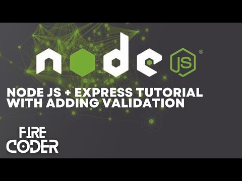 Node Js Express Tutorial Express Validator Addons Validation