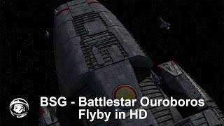 [BSG] Battlestar Ouroboros Flyby