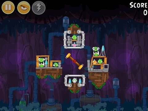 Angry Birds 27-7 Short Fuse 3 Star Walkthrough